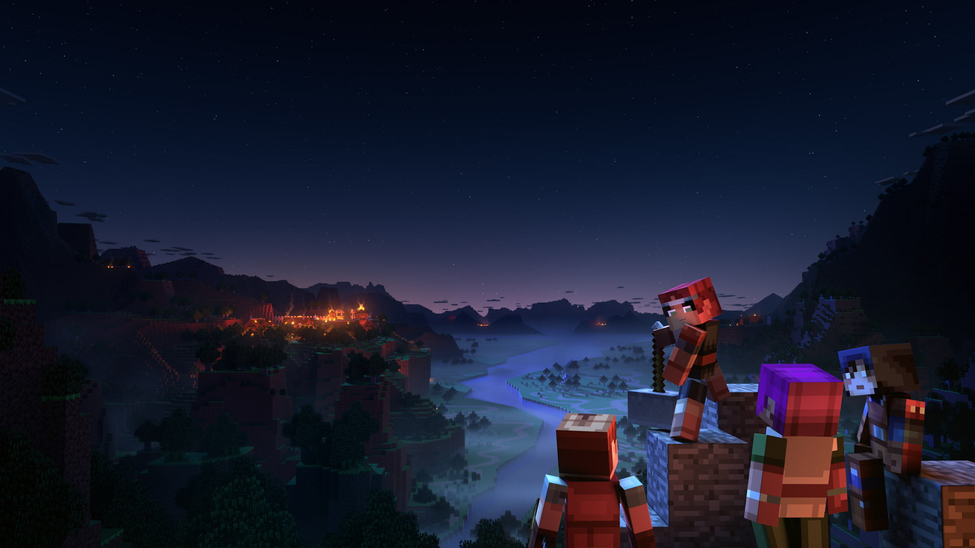 Header Cover #2-Minecraft Night Mode